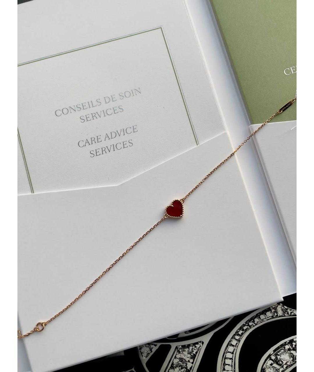 VAN CLEEF & ARPELS Красный браслет из розового золота, фото 4