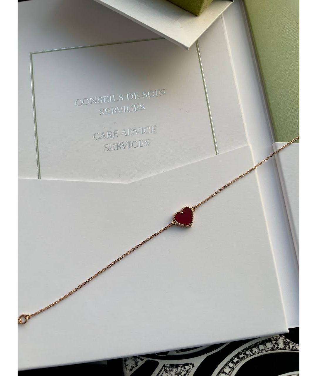 VAN CLEEF & ARPELS Красный браслет из розового золота, фото 3