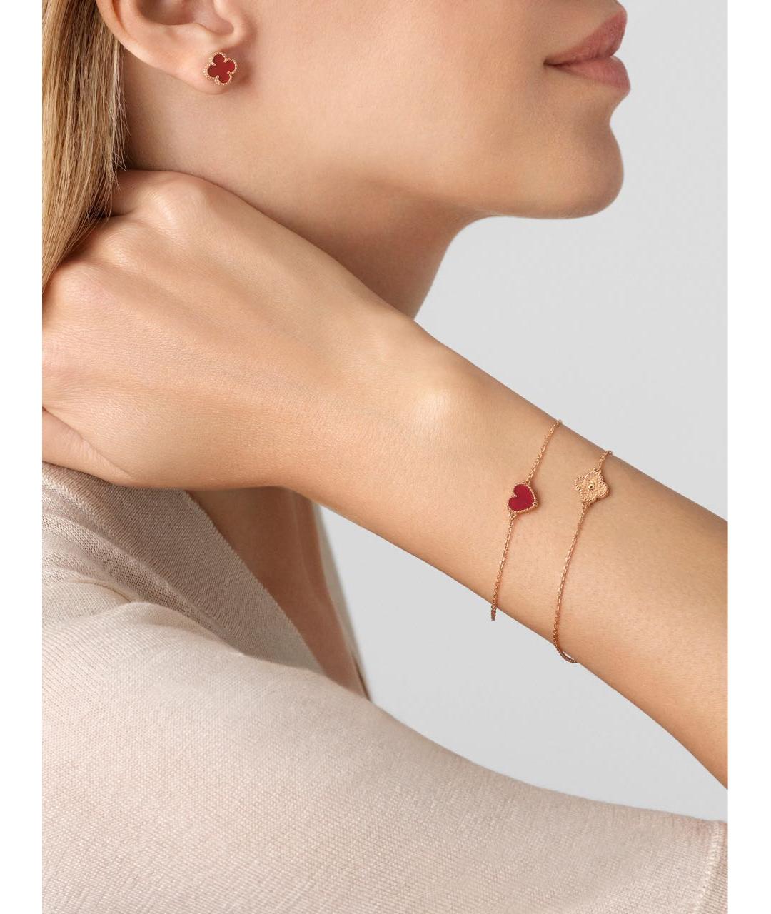 VAN CLEEF & ARPELS Красный браслет из розового золота, фото 7