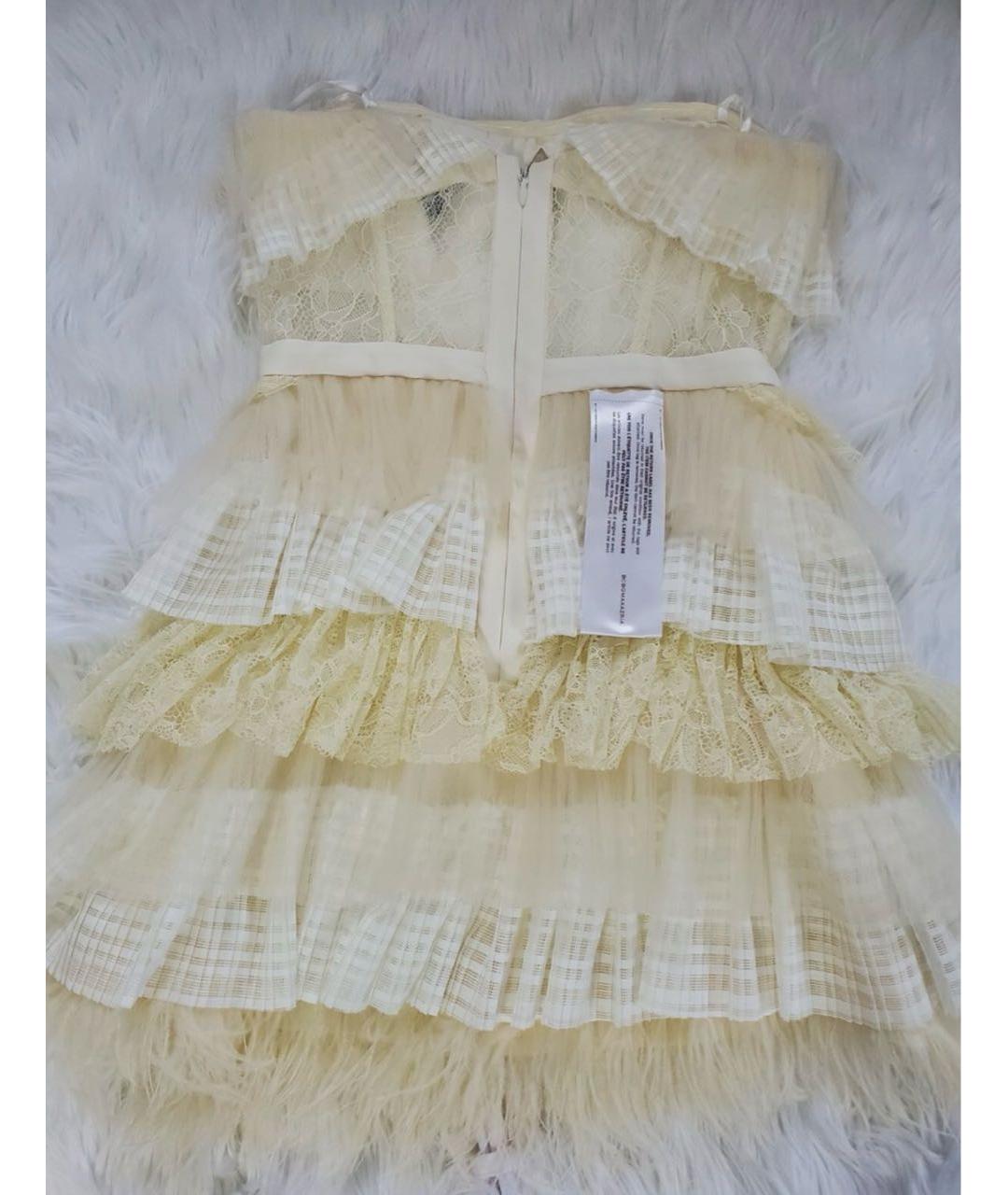 BCBG MAXAZRIA Бежевое вечернее платье, фото 2