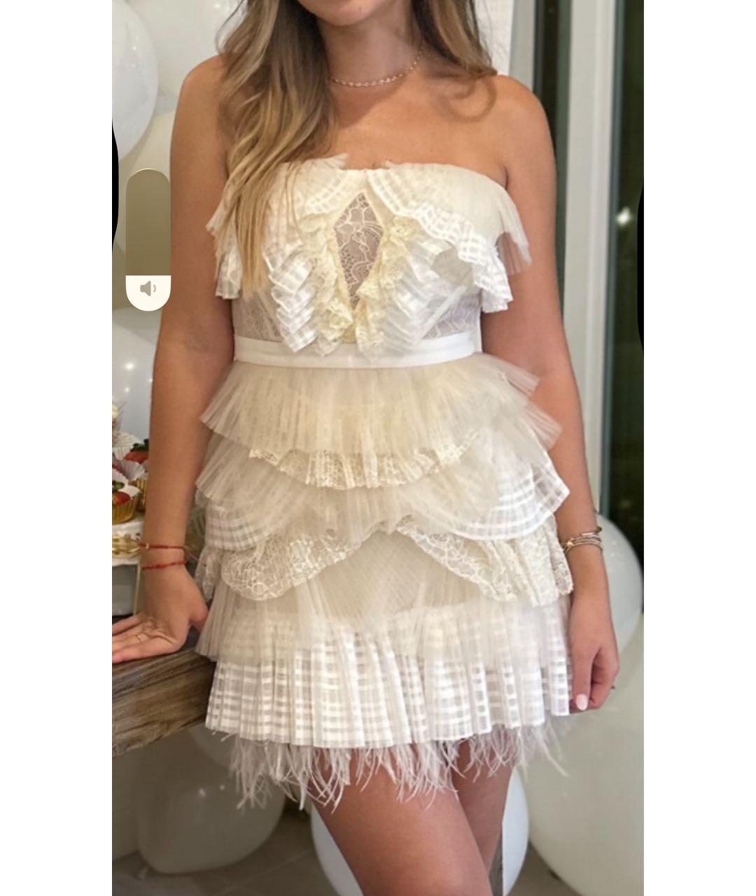 BCBG MAXAZRIA Бежевое вечернее платье, фото 5