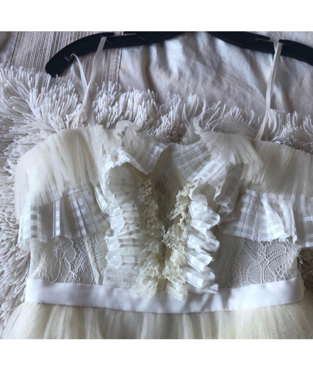 BCBG MAXAZRIA Бежевое вечернее платье, фото 4