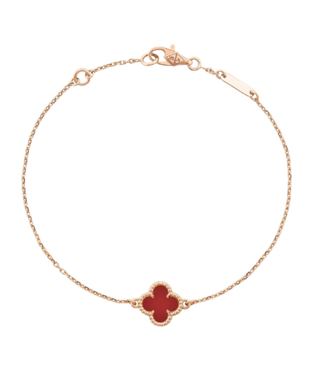 VAN CLEEF & ARPELS Красный браслет из розового золота, фото 1