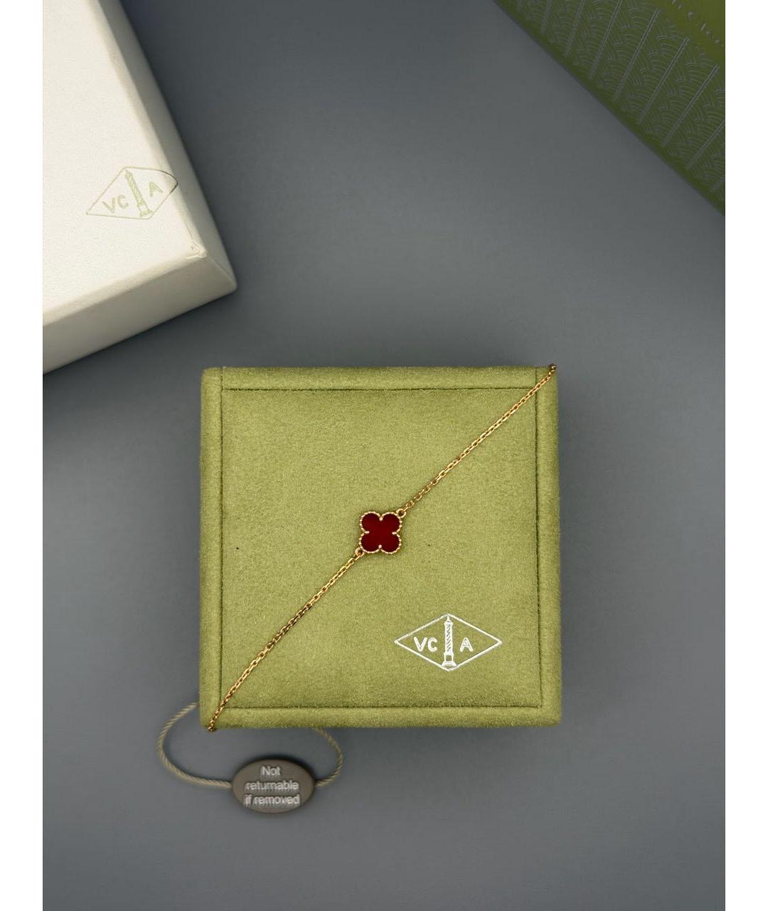VAN CLEEF & ARPELS Красный браслет из розового золота, фото 5