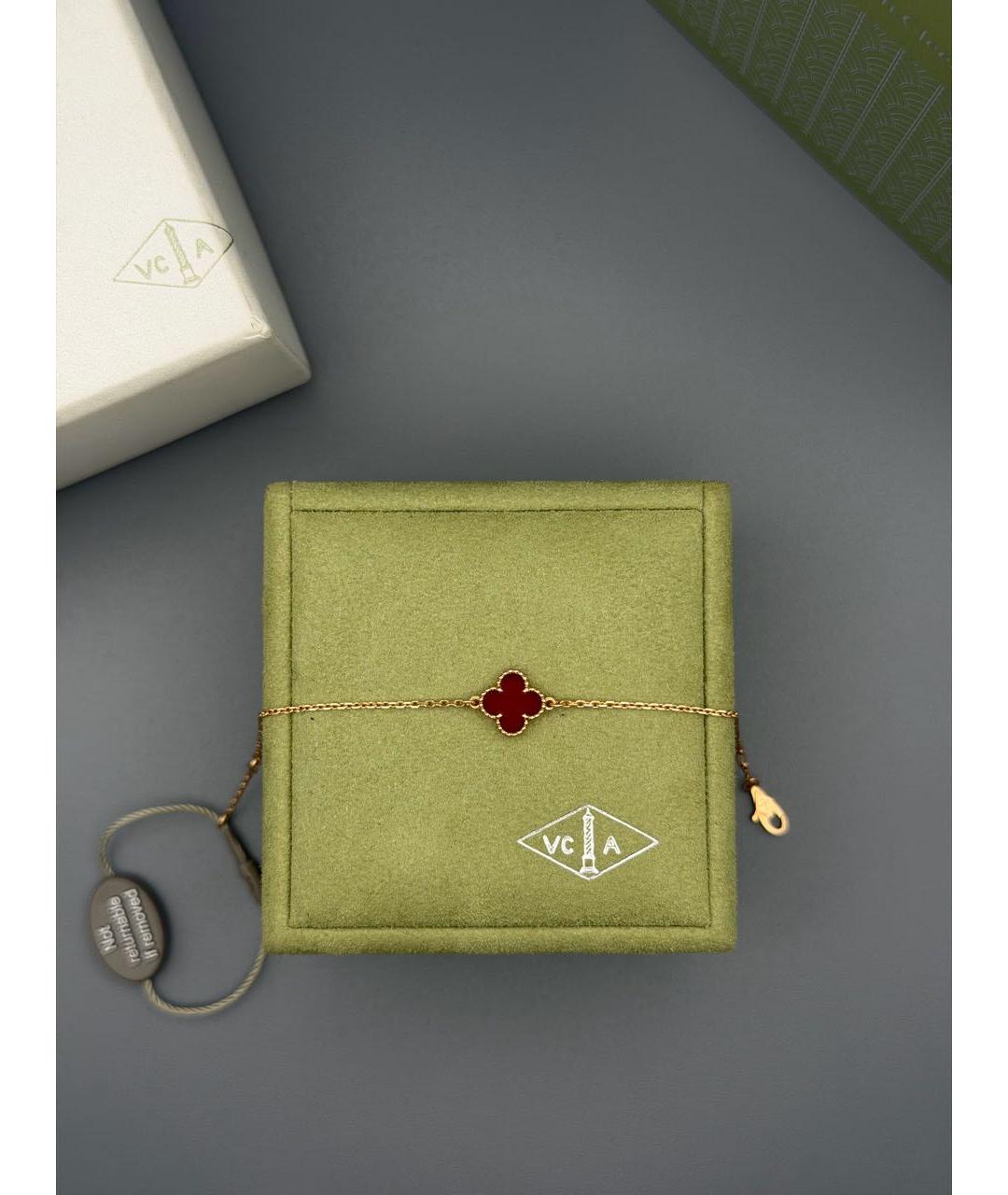 VAN CLEEF & ARPELS Красный браслет из розового золота, фото 4