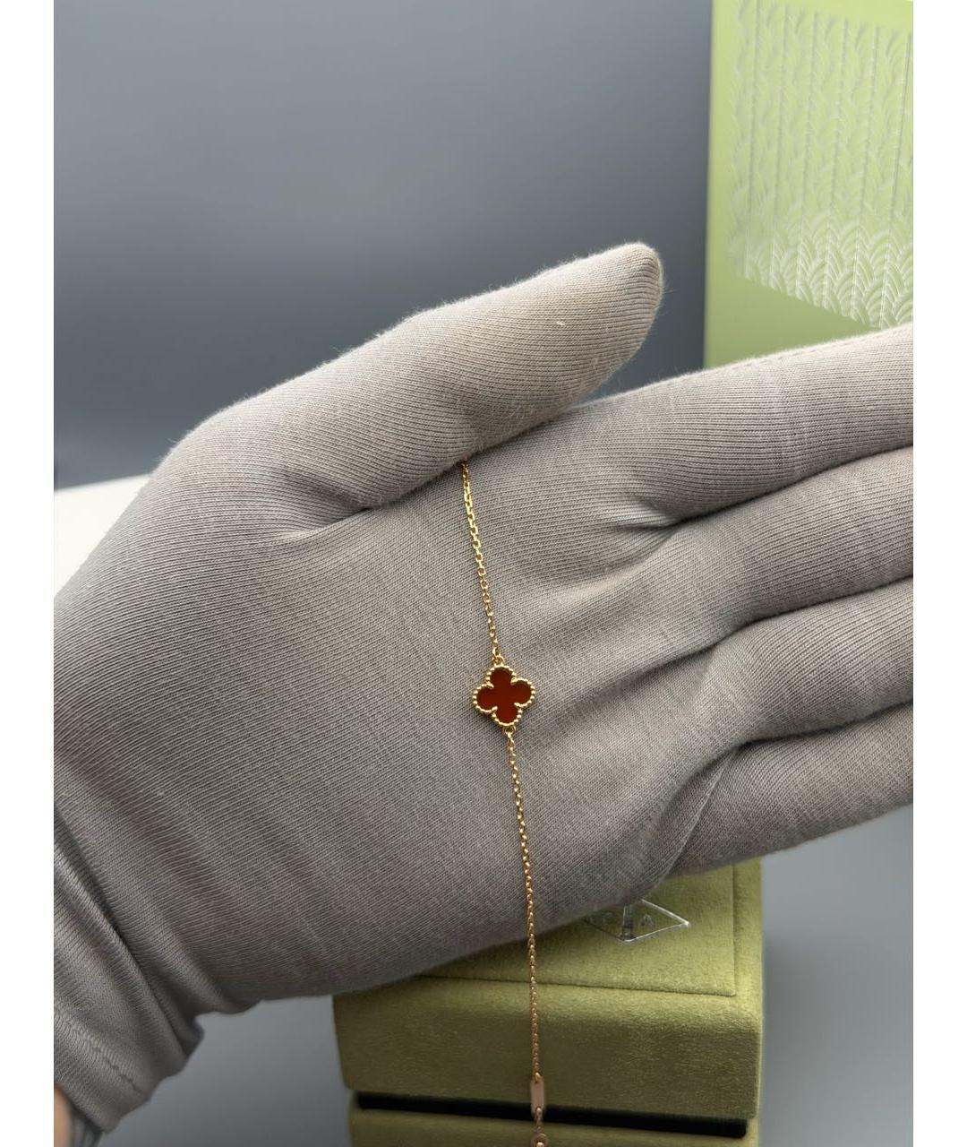 VAN CLEEF & ARPELS Красный браслет из розового золота, фото 6