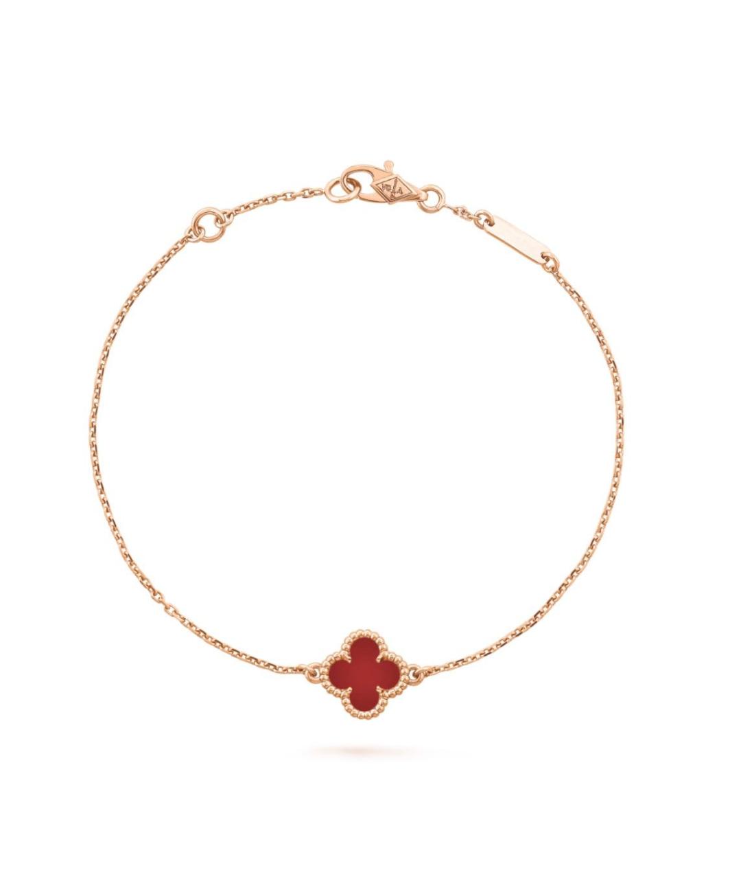 VAN CLEEF & ARPELS Красный браслет из розового золота, фото 9