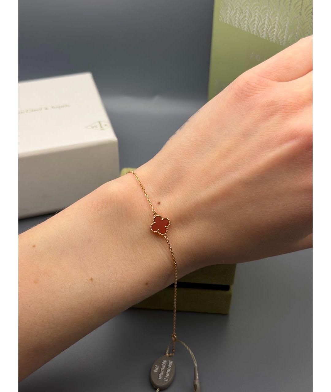 VAN CLEEF & ARPELS Красный браслет из розового золота, фото 7