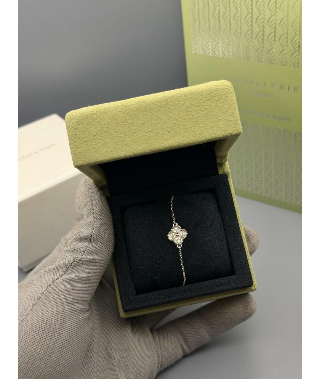 VAN CLEEF & ARPELS Серебряный браслет из белого золота, фото 2