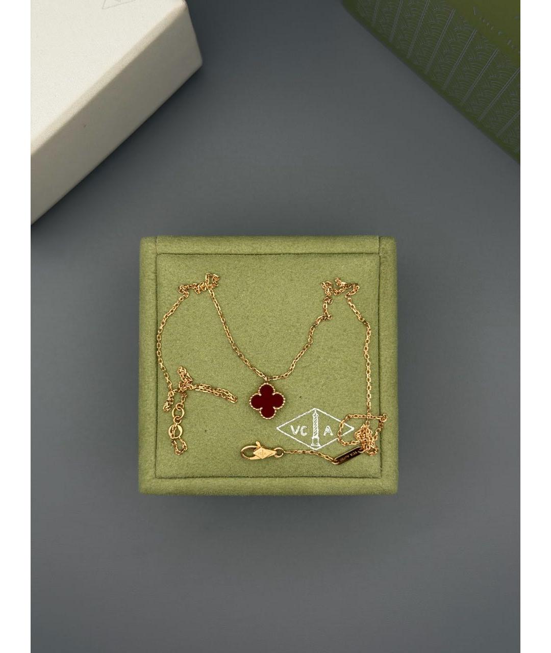 VAN CLEEF & ARPELS Красное колье из розового золота, фото 5