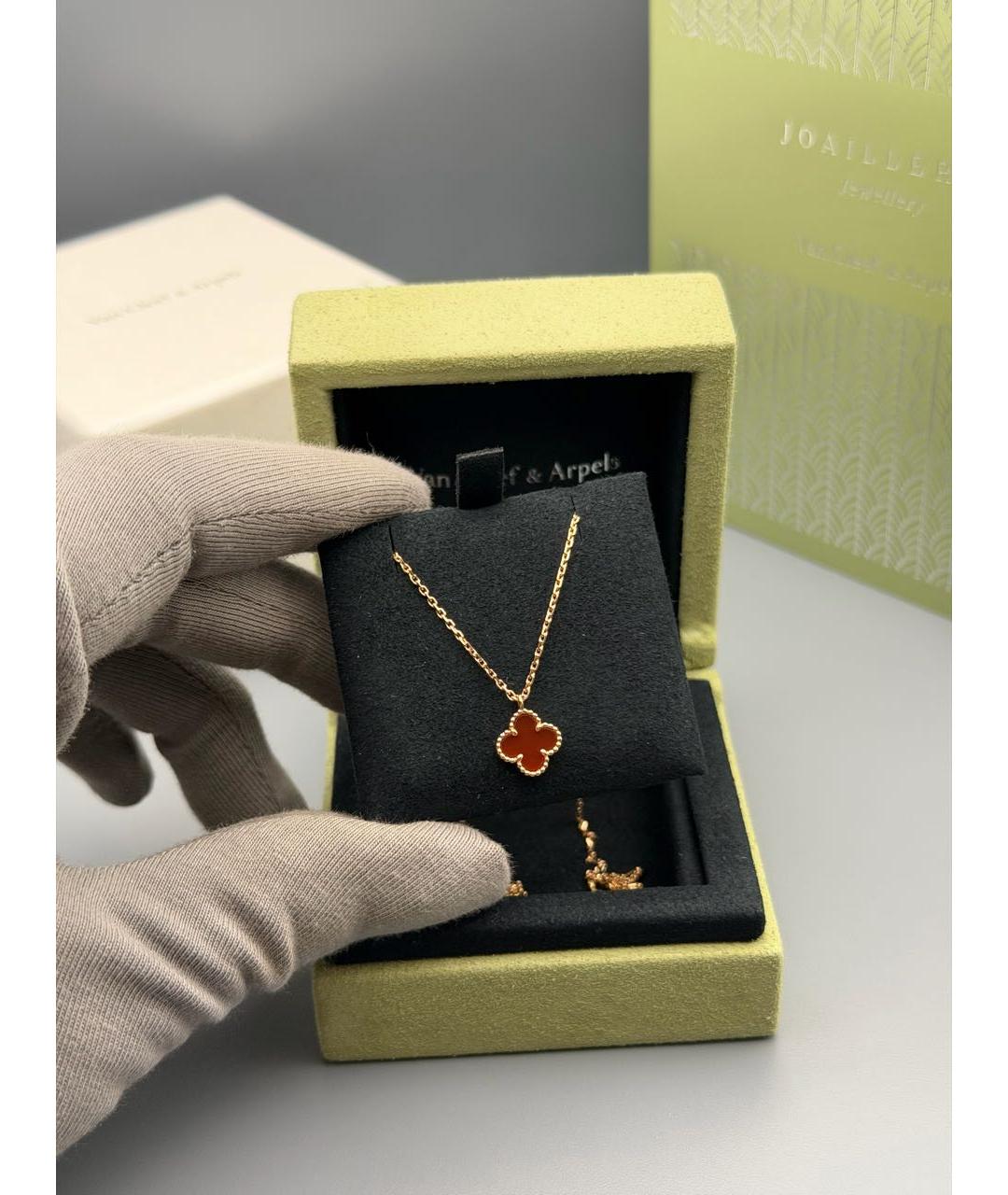 VAN CLEEF & ARPELS Красное колье из розового золота, фото 4