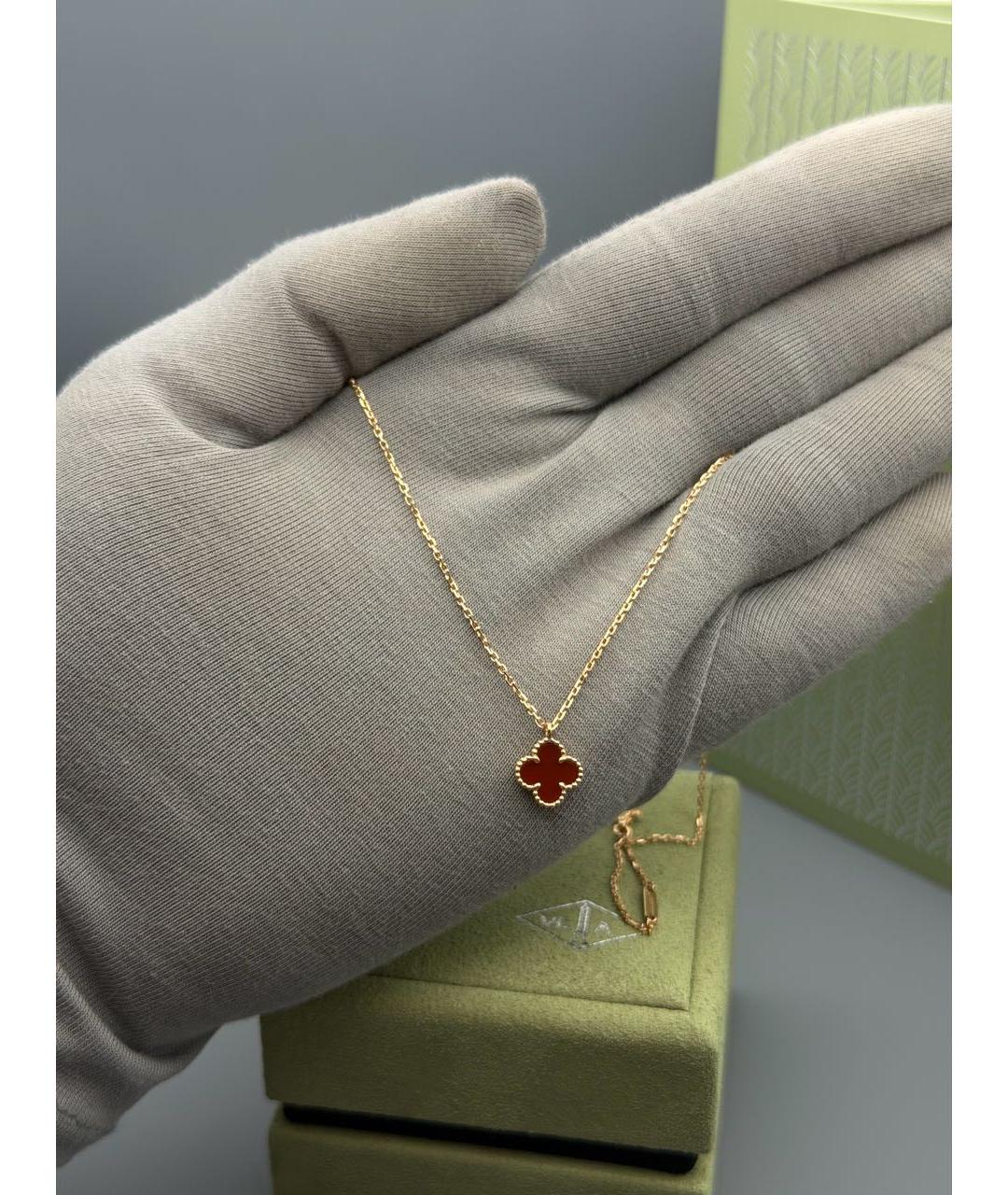 VAN CLEEF & ARPELS Красное колье из розового золота, фото 6