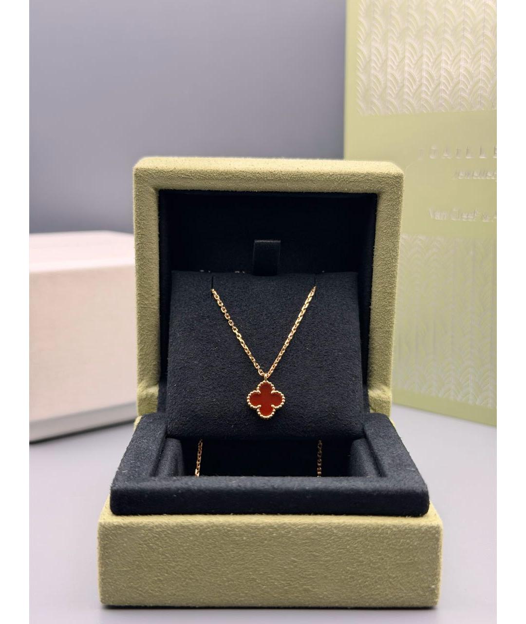 VAN CLEEF & ARPELS Красное колье из розового золота, фото 2