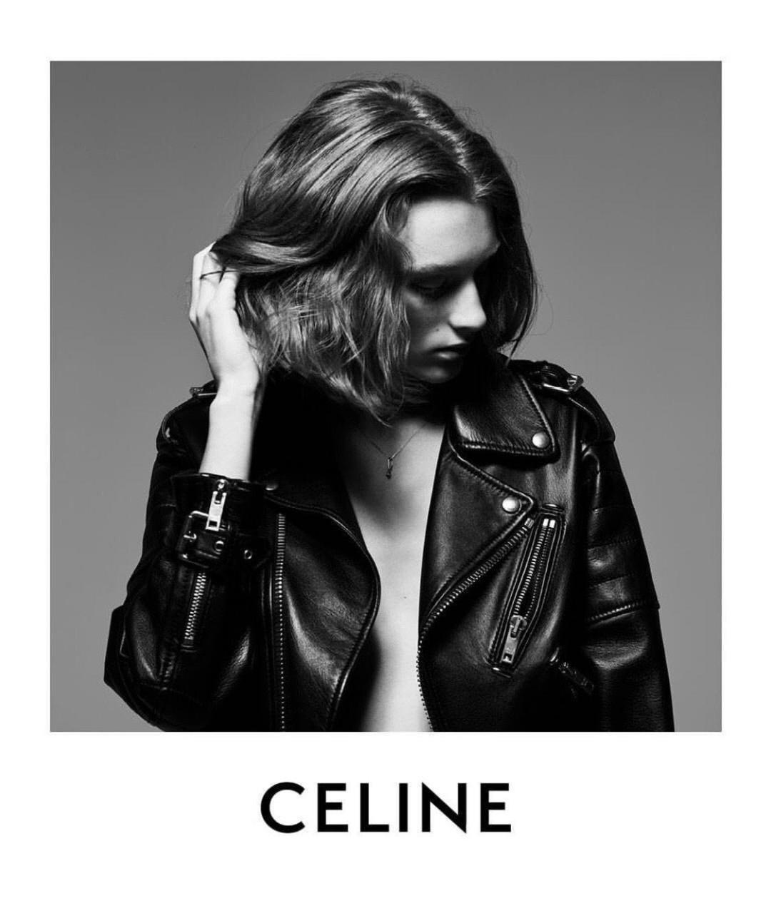 CELINE Черная кожаная куртка, фото 5