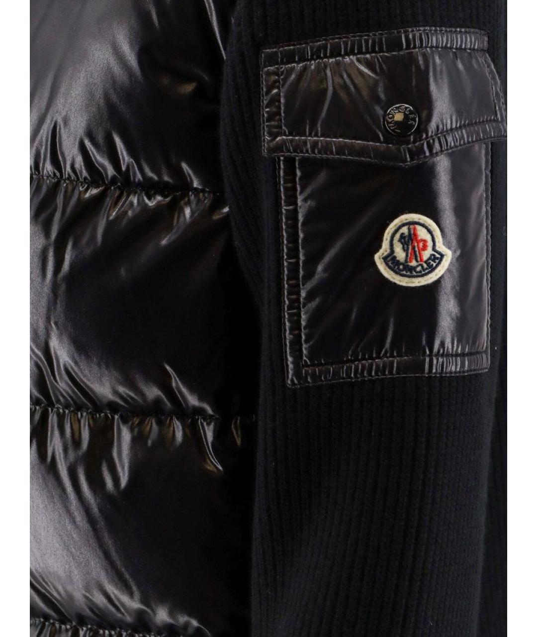 MONCLER Черная куртка, фото 4