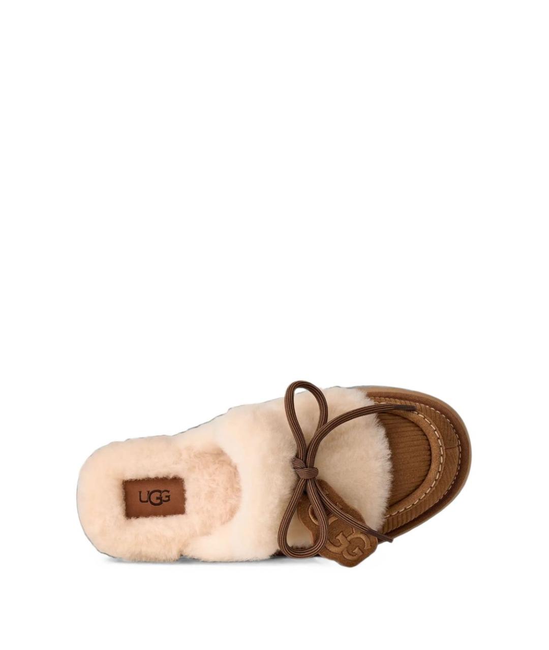 UGG Бежевые мюли, фото 3