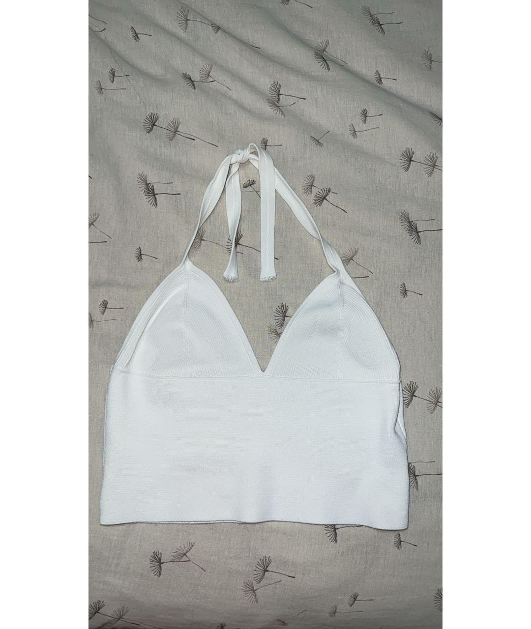 DION LEE Белая хлопковая майка, фото 5
