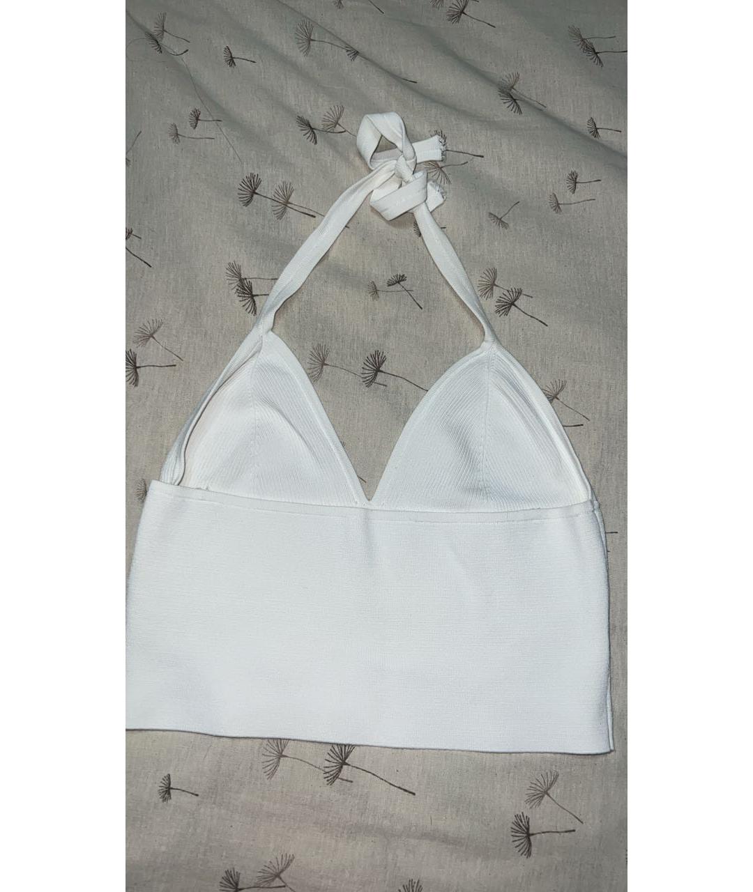 DION LEE Белая хлопковая майка, фото 2