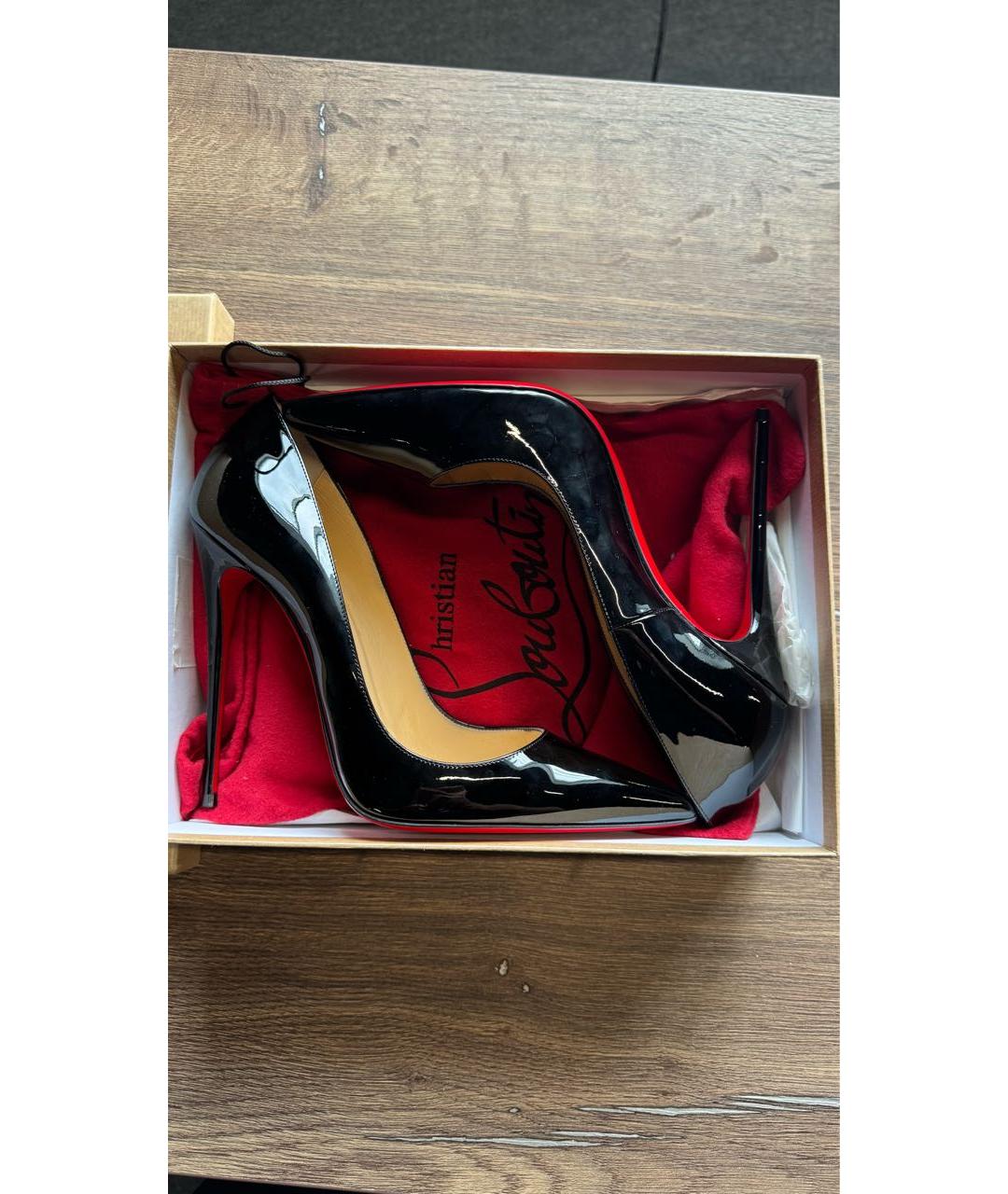 CHRISTIAN LOUBOUTIN Черные туфли, фото 3
