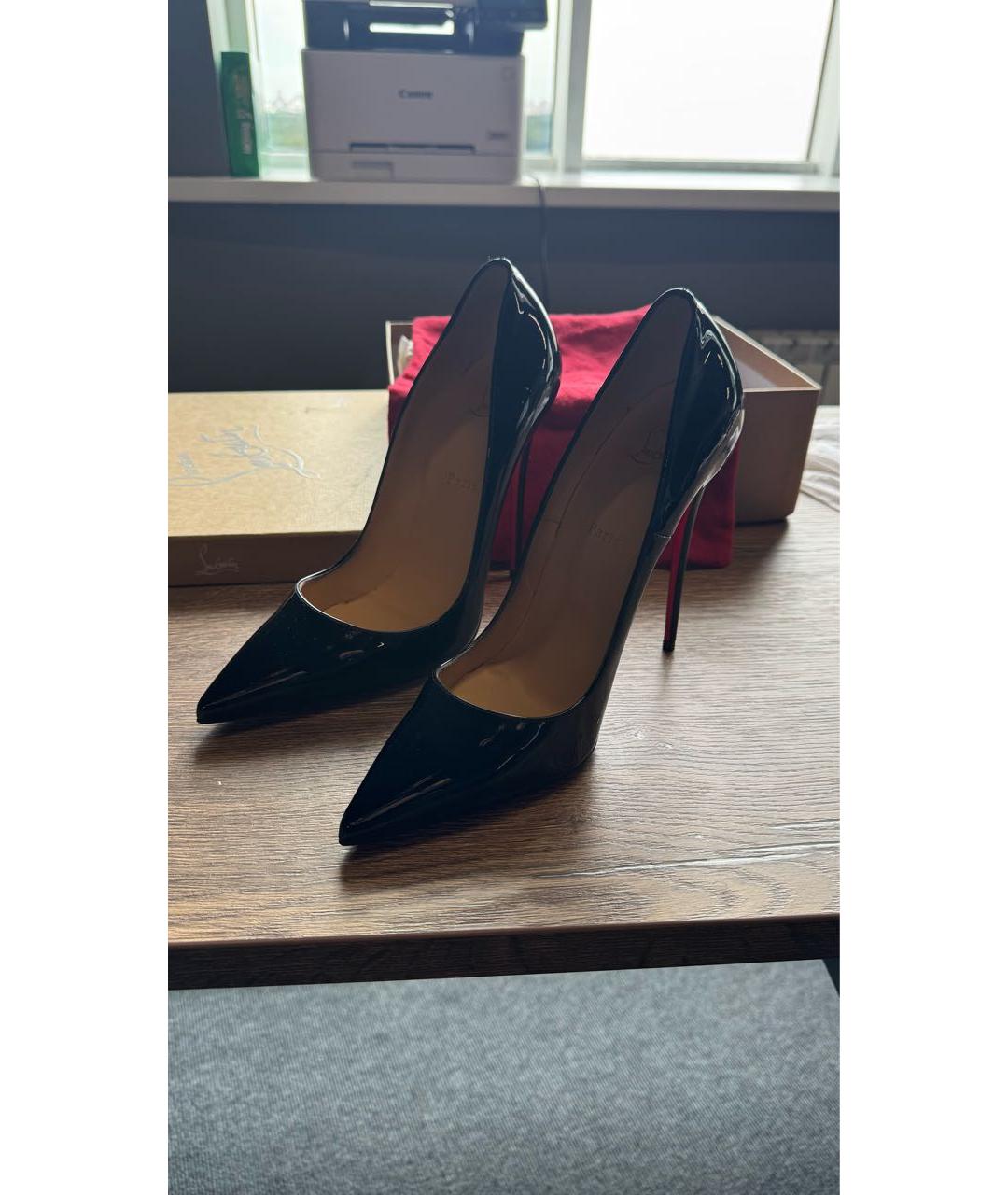 CHRISTIAN LOUBOUTIN Черные туфли, фото 2