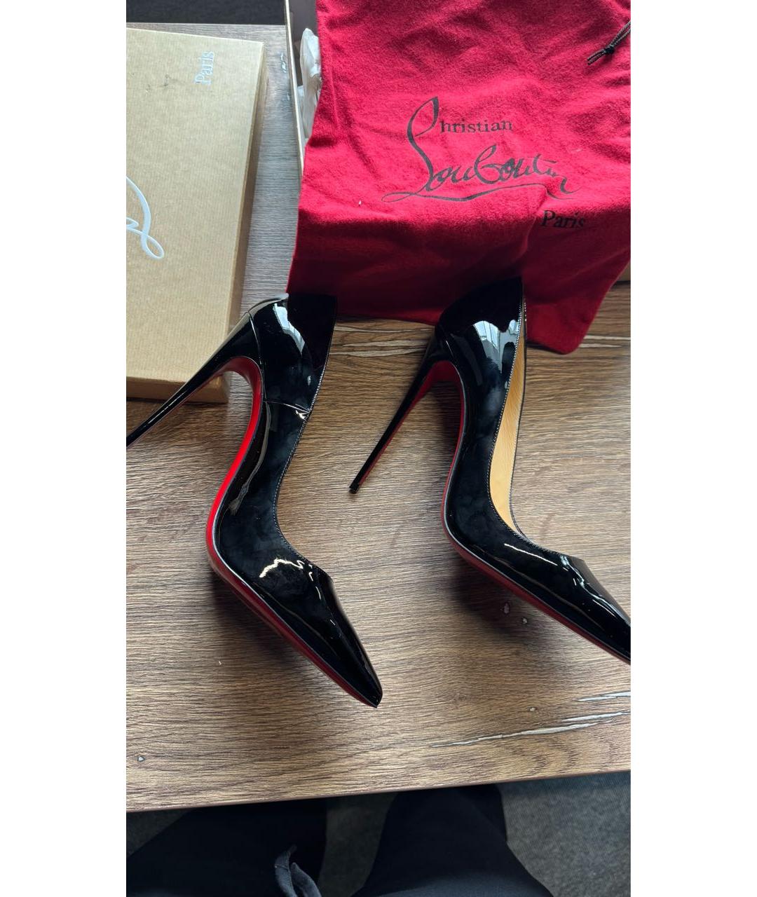 CHRISTIAN LOUBOUTIN Черные туфли, фото 5