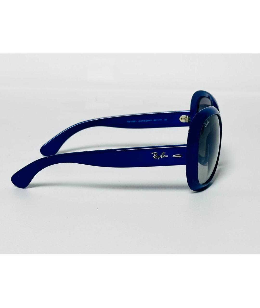 RAY BAN Синие пластиковые солнцезащитные очки, фото 3