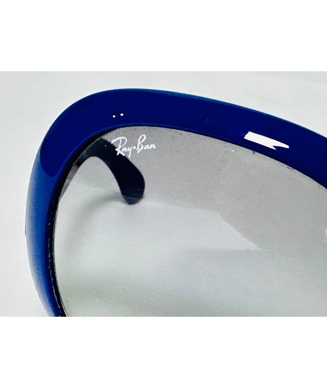 RAY BAN Синие пластиковые солнцезащитные очки, фото 4