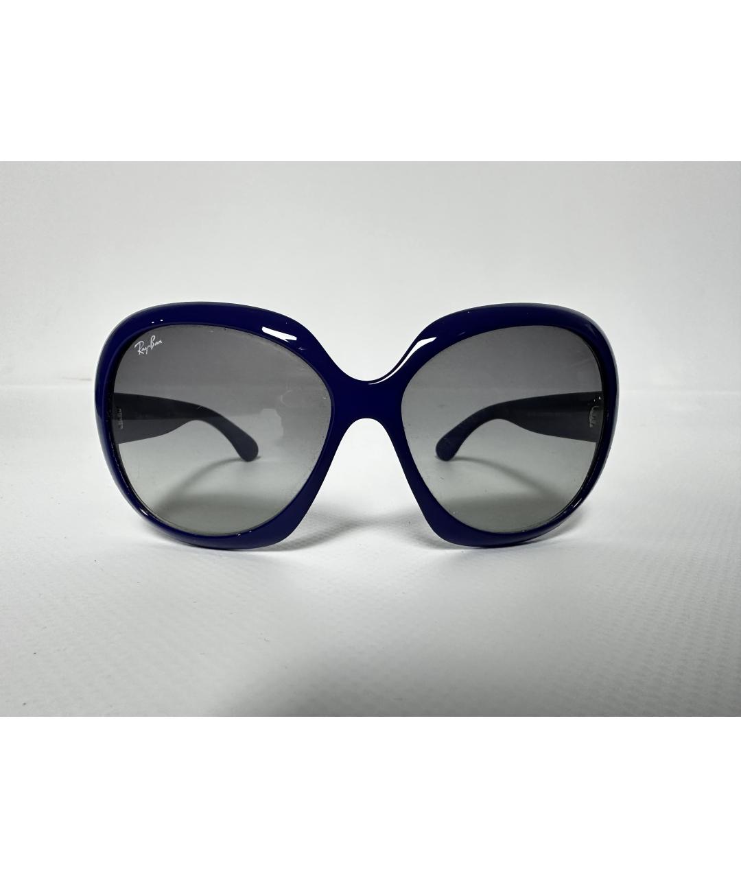 RAY BAN Синие пластиковые солнцезащитные очки, фото 7