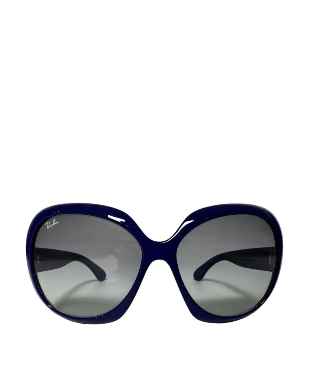 RAY BAN Синие пластиковые солнцезащитные очки, фото 1