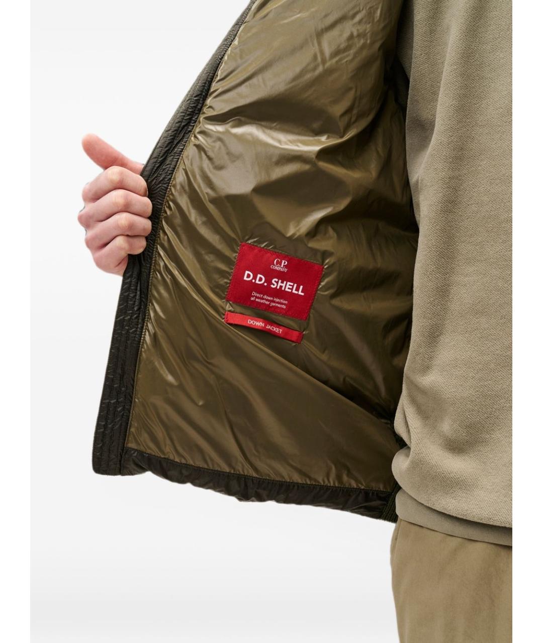 CP COMPANY Хаки шерстяная куртка, фото 4