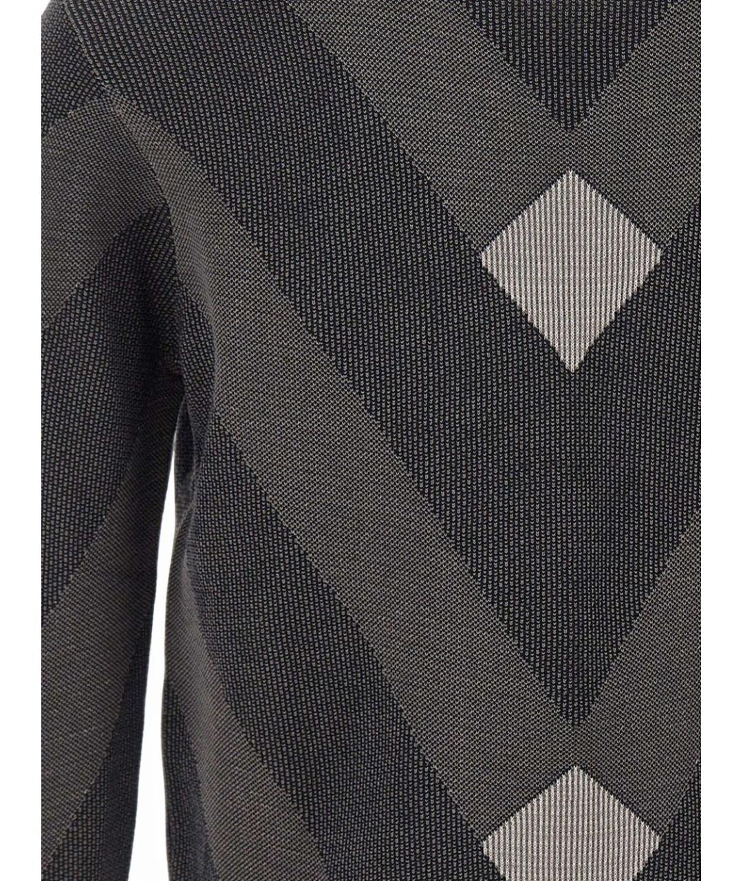 EMPORIO ARMANI Синий хлопковый джемпер / свитер, фото 6