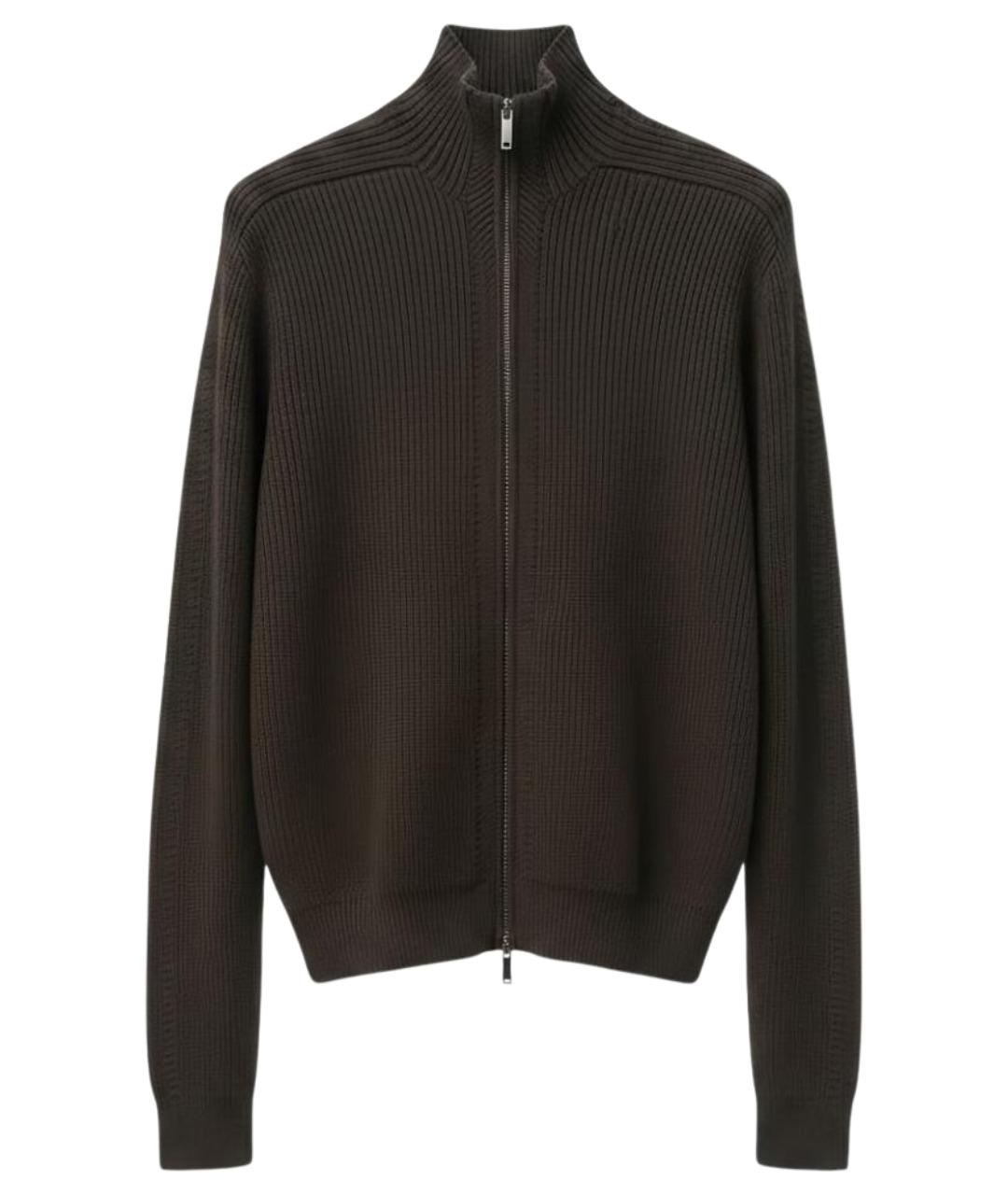 EMPORIO ARMANI Серый шерстяной кардиган, фото 1