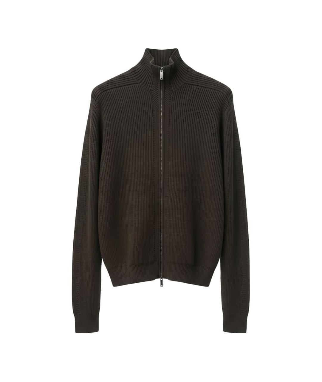 EMPORIO ARMANI Серый шерстяной кардиган, фото 3