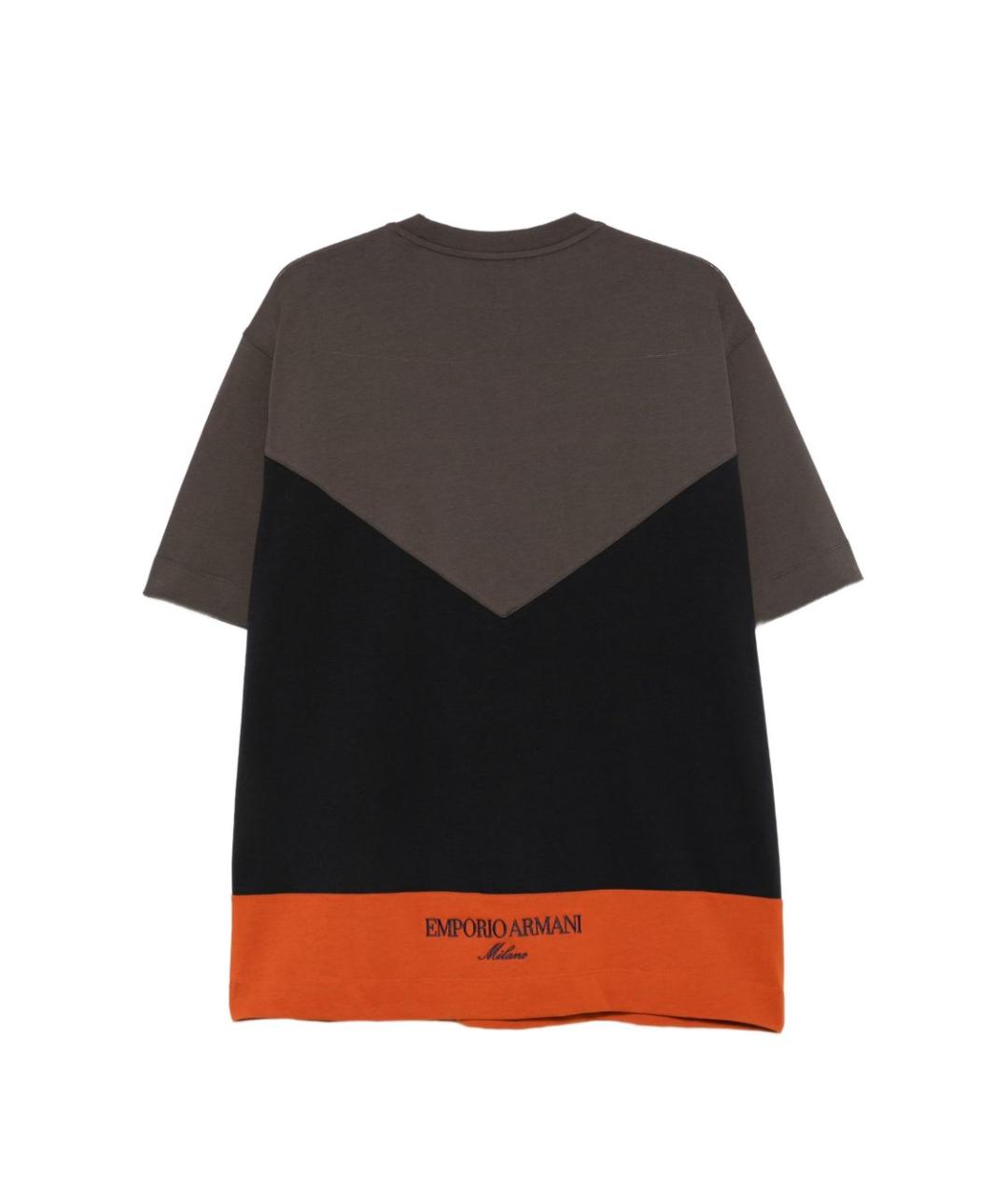 EMPORIO ARMANI Мульти хлопковая футболка, фото 2