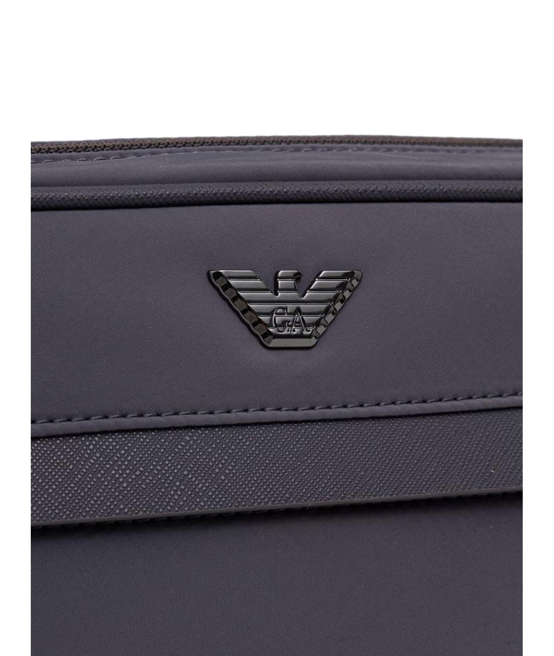 EMPORIO ARMANI Серая сумка на плечо, фото 5