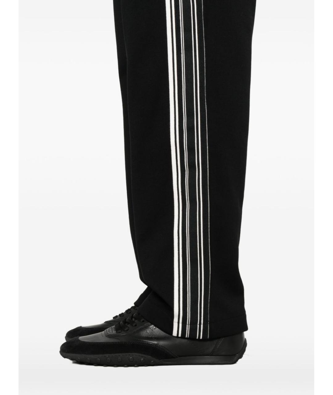 EMPORIO ARMANI Черные хлопковые повседневные брюки, фото 5