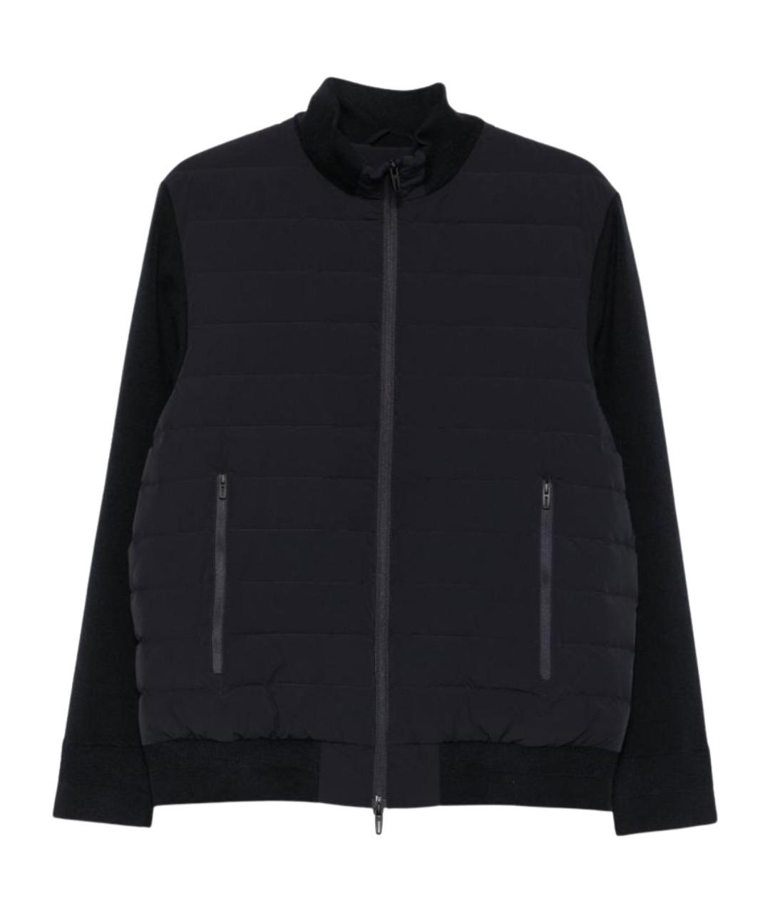 EMPORIO ARMANI Синяя полиамидовая куртка, фото 1