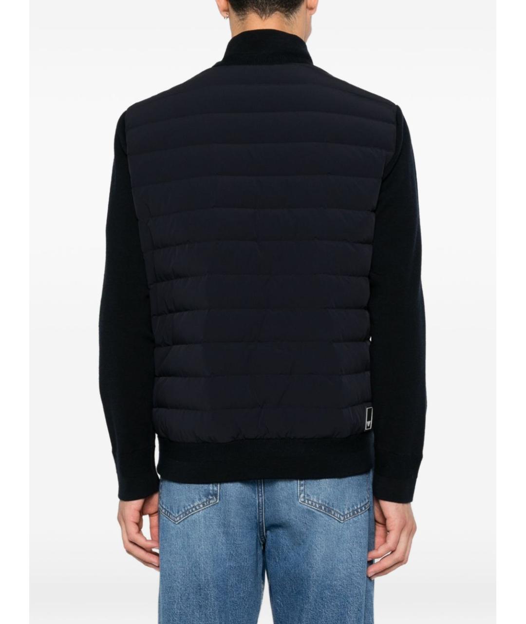 EMPORIO ARMANI Синяя полиамидовая куртка, фото 2