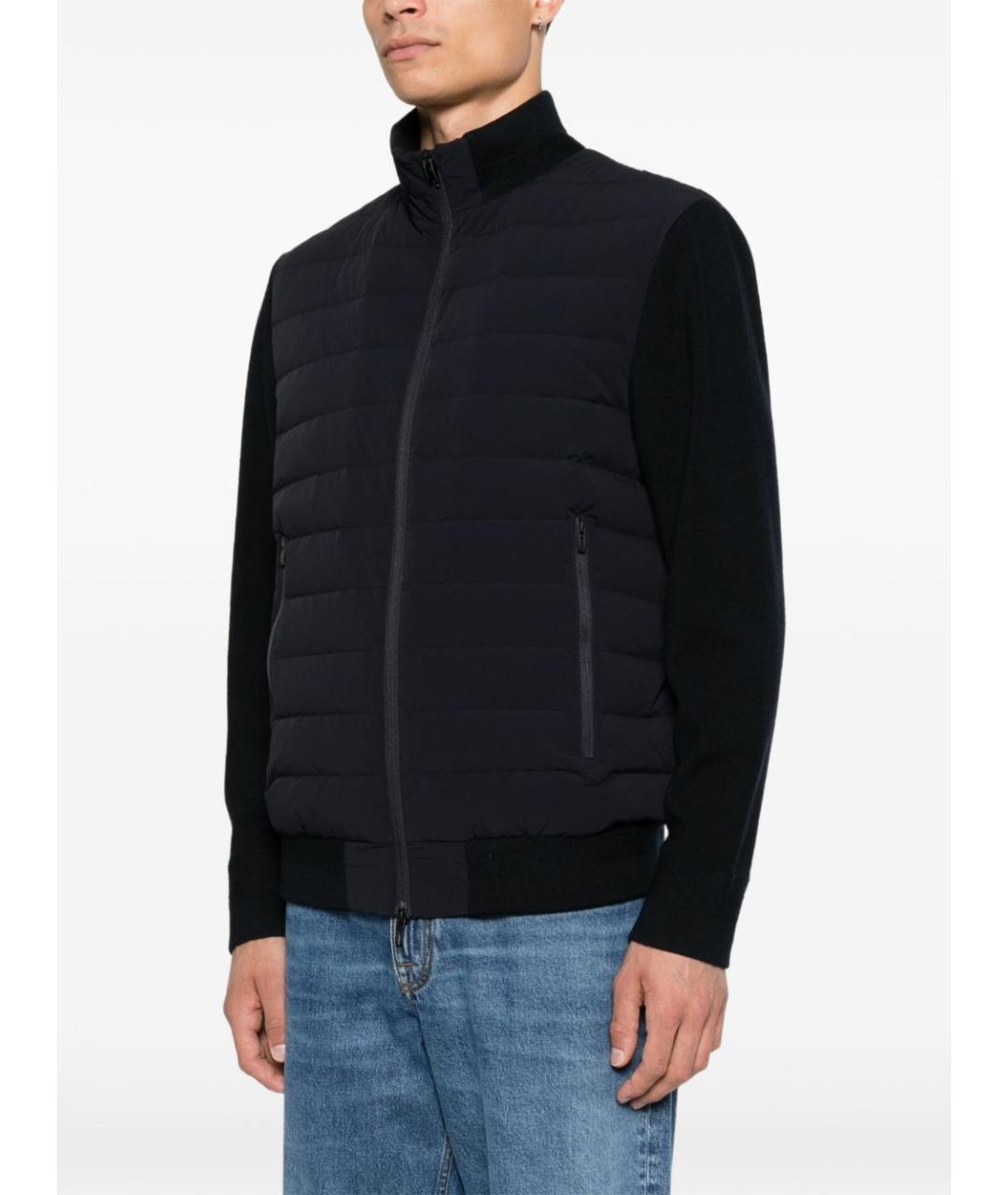 EMPORIO ARMANI Синяя полиамидовая куртка, фото 5