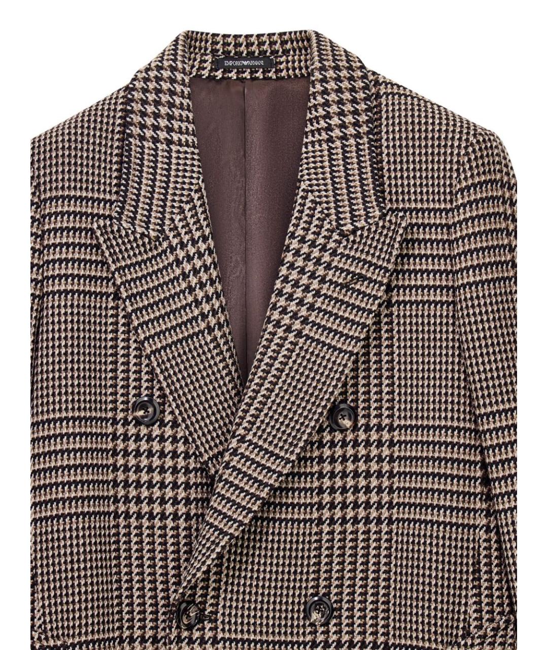 EMPORIO ARMANI Серое пальто, фото 3