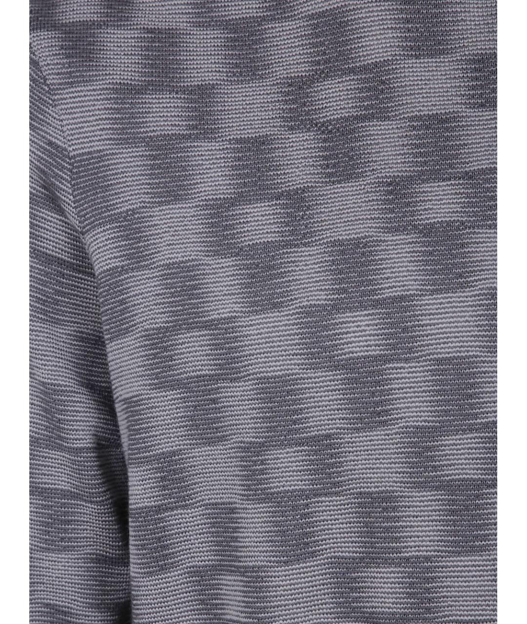 EMPORIO ARMANI Серый шерстяной джемпер / свитер, фото 3