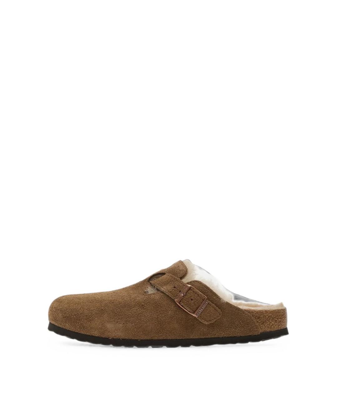 BIRKENSTOCK Коричневые замшевые сандалии, фото 4