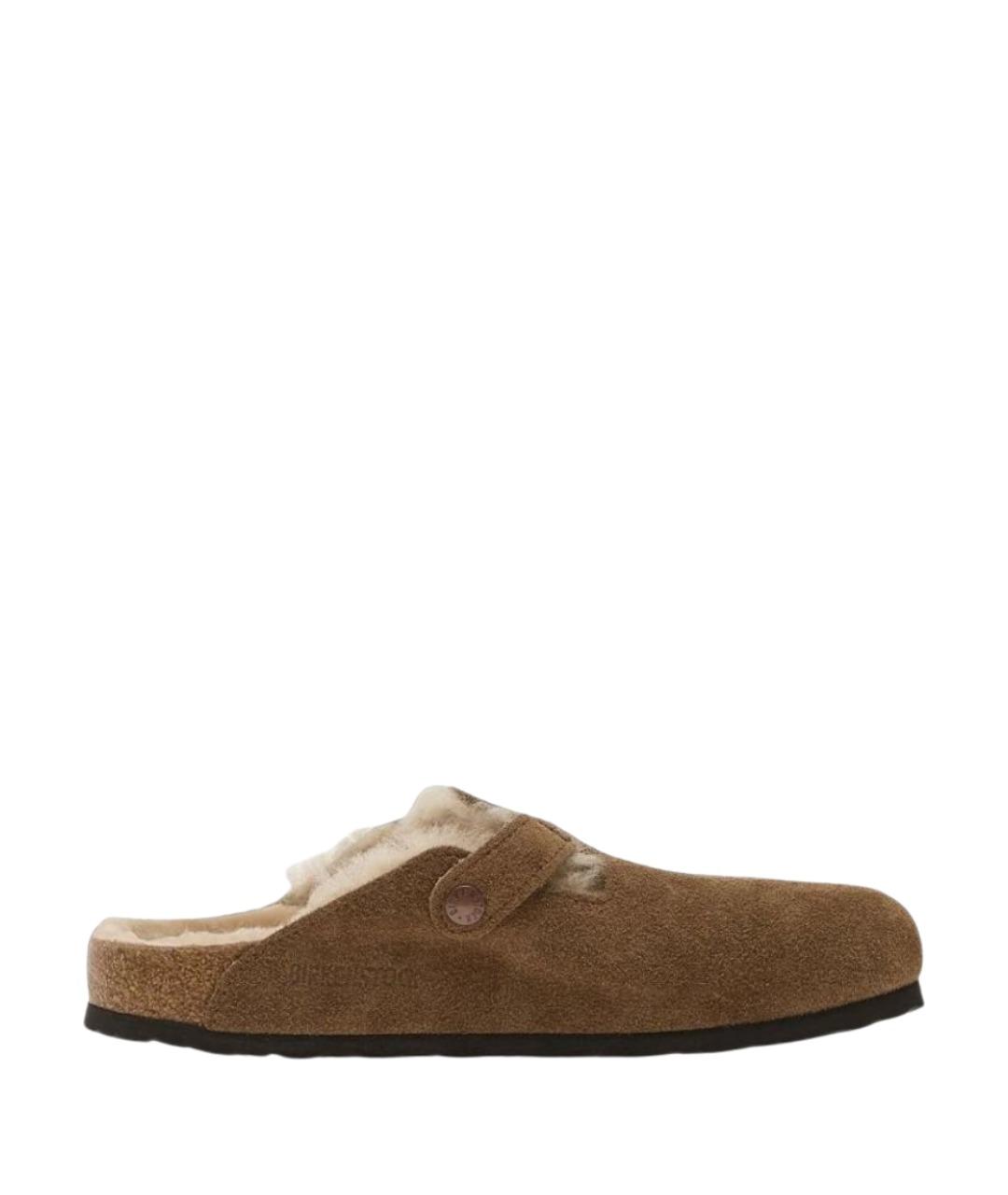 BIRKENSTOCK Коричневые замшевые сандалии, фото 1