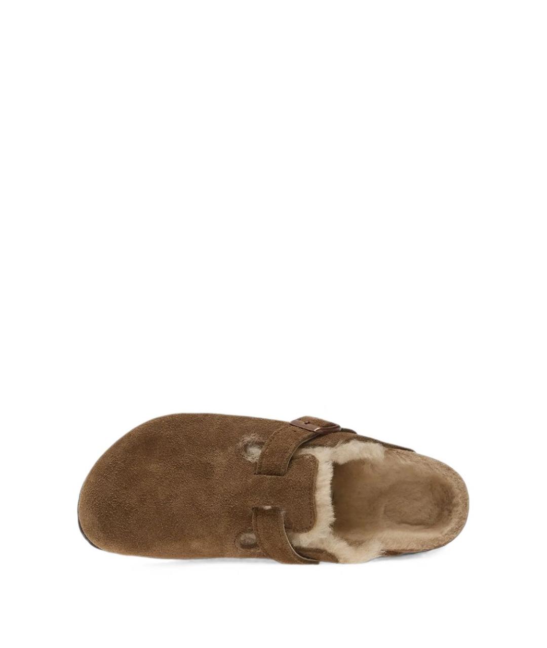 BIRKENSTOCK Коричневые замшевые сандалии, фото 2