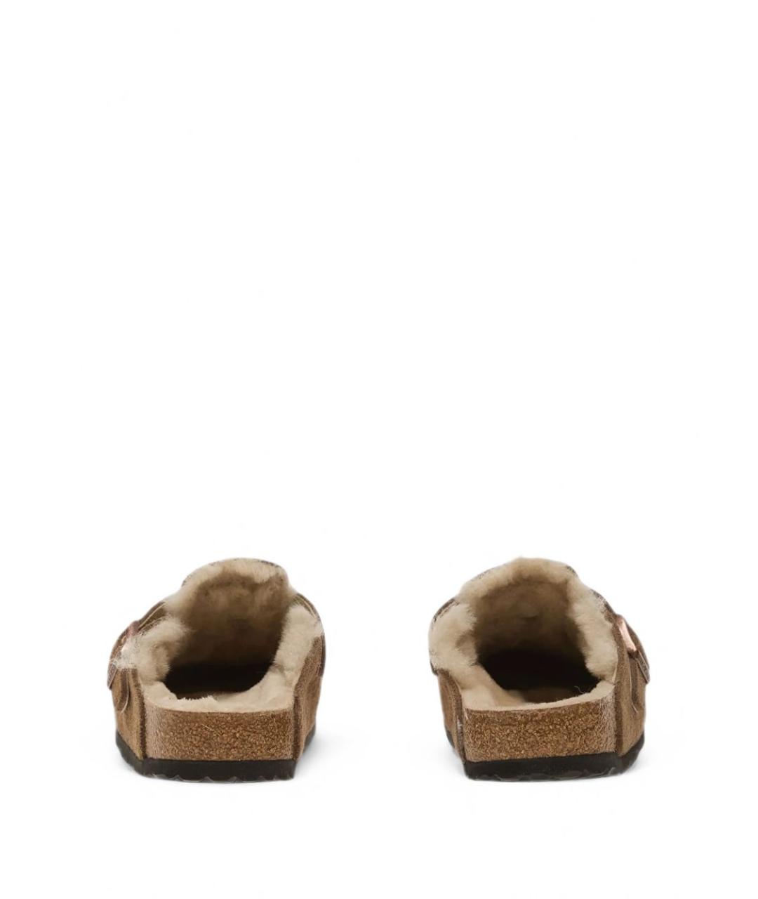 BIRKENSTOCK Коричневые замшевые сандалии, фото 3