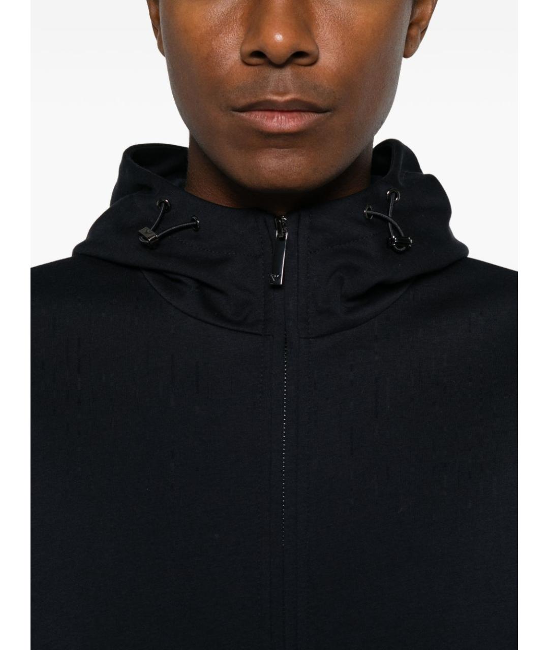 EMPORIO ARMANI Синяя шерстяная куртка, фото 2