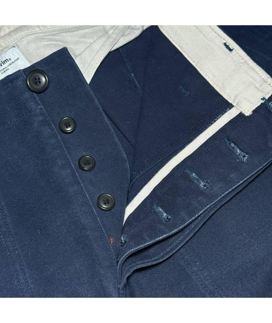 VISVIM Синие прямые джинсы, фото 6