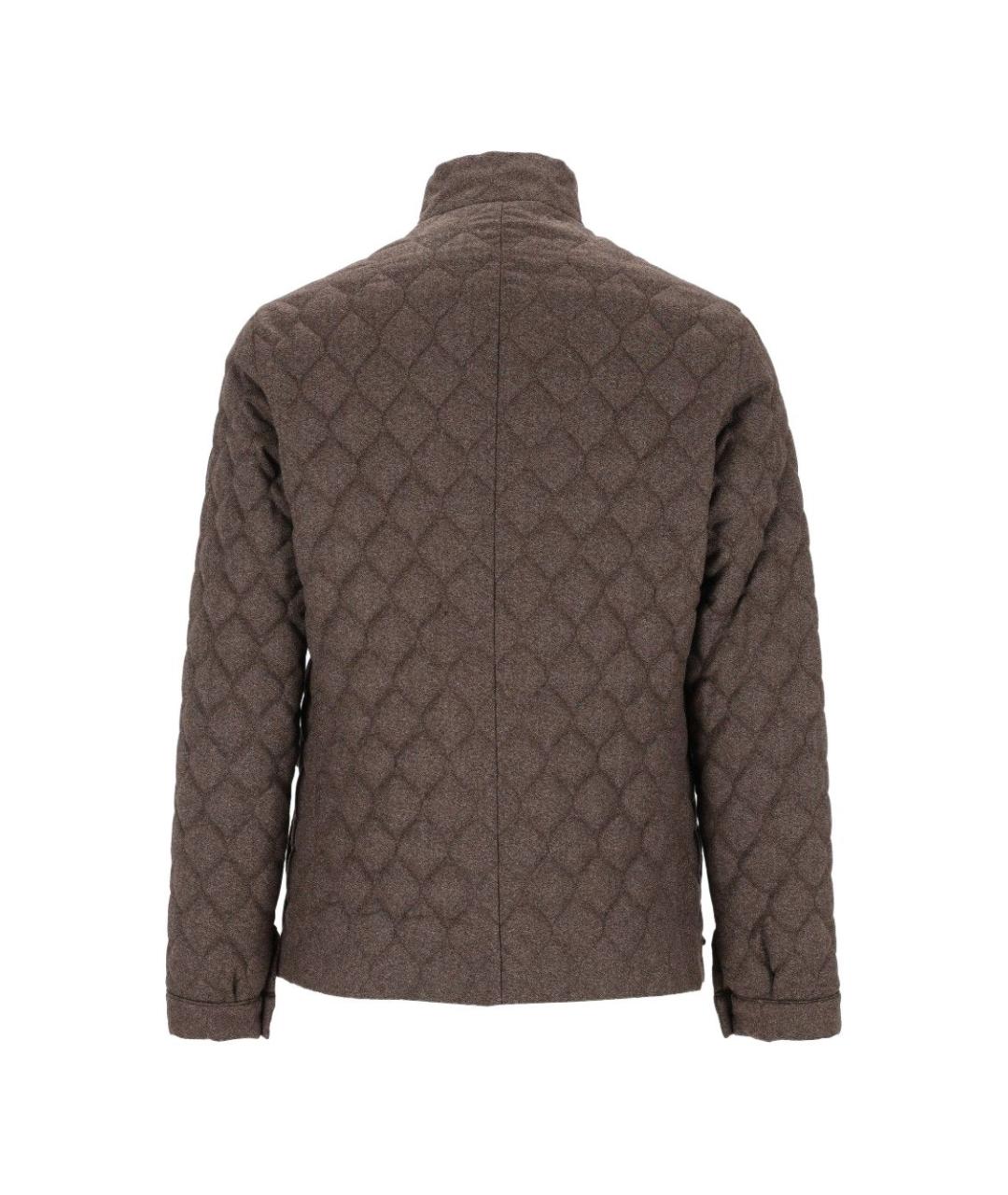 EMPORIO ARMANI Коричневая шерстяная куртка, фото 2