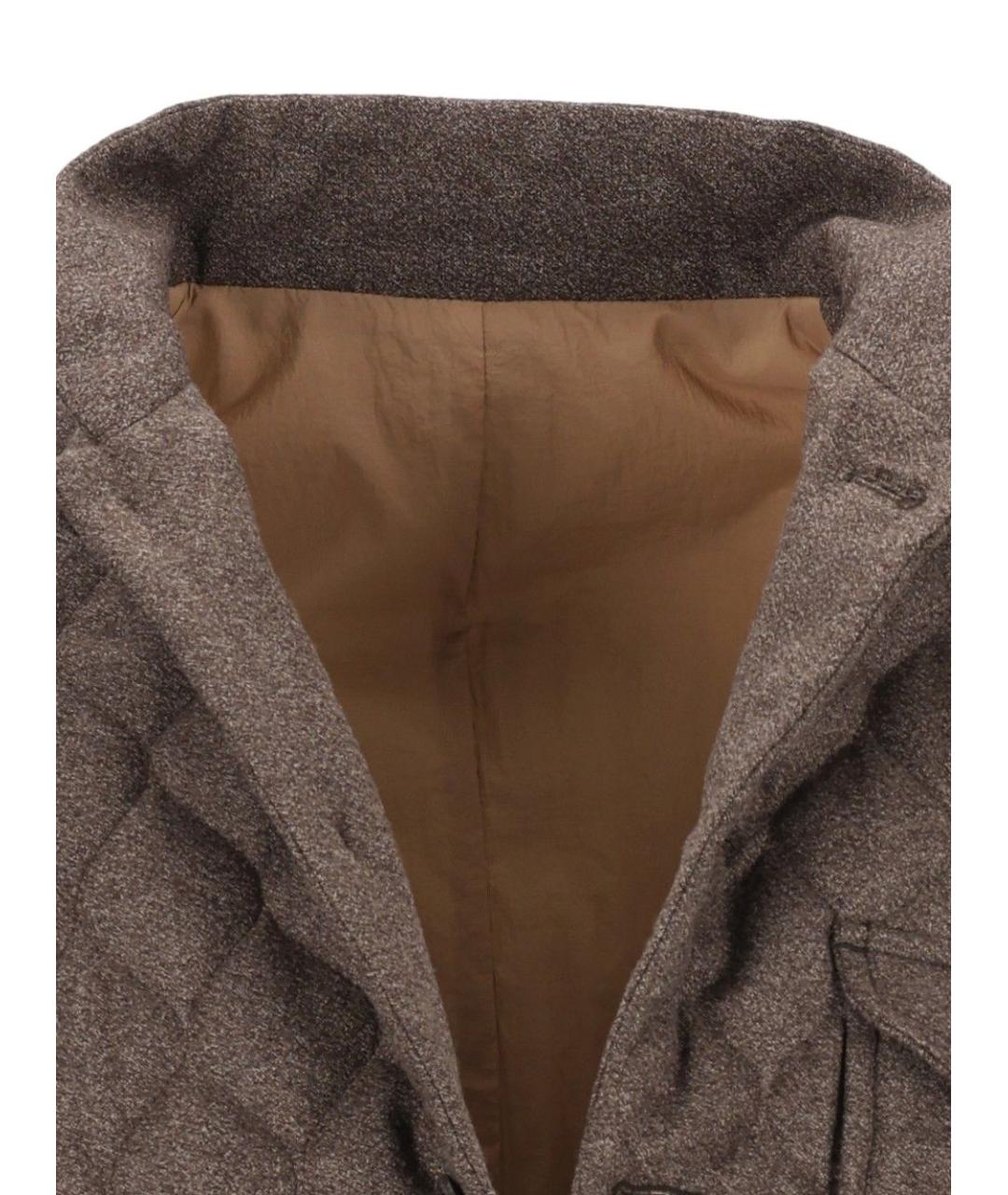 EMPORIO ARMANI Коричневая шерстяная куртка, фото 3