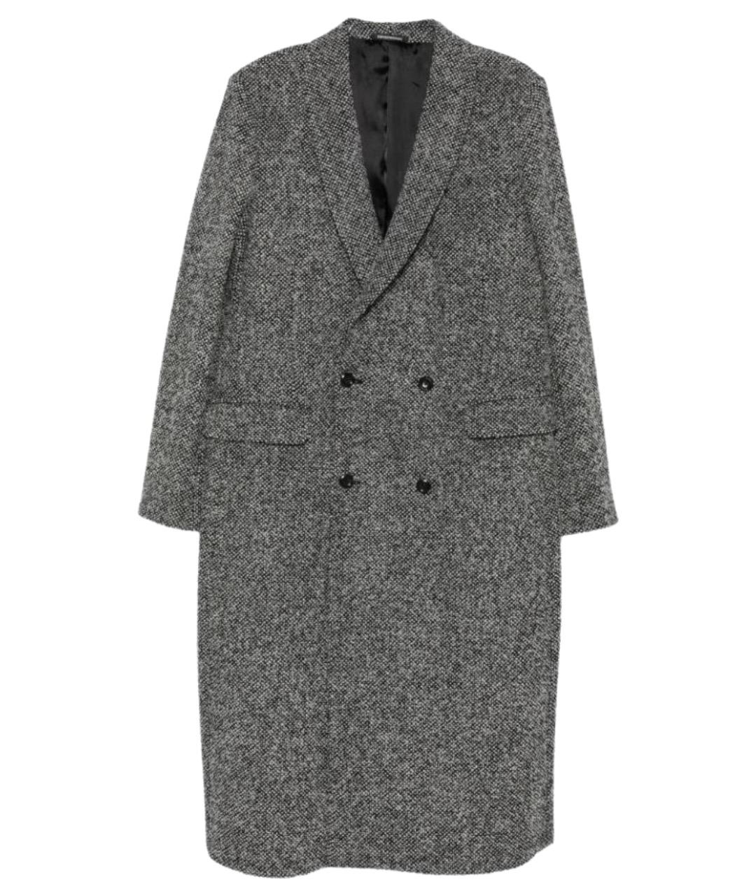 EMPORIO ARMANI Серое полиамидовое пальто, фото 1